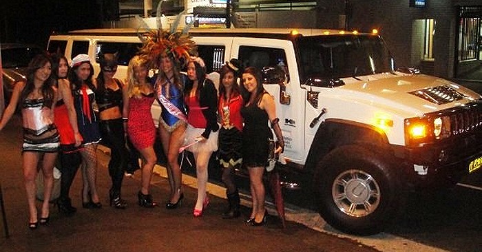 Hummer Limos for Hens nights parties